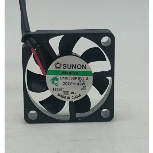 SUNON GM0503PEV1-8 DC 5V 0.7W 3006 30x30x6mm 3cm Thickness Slim Brushless Cooling Fan