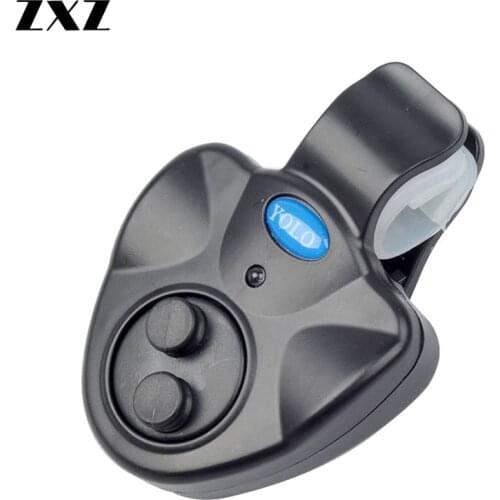 Outdoor Carp Fishing Electronic Indicator Fish Bite Sound Olta Alarm Set Bell Buzzer on Rod with Night Indicator LED Light Pesca