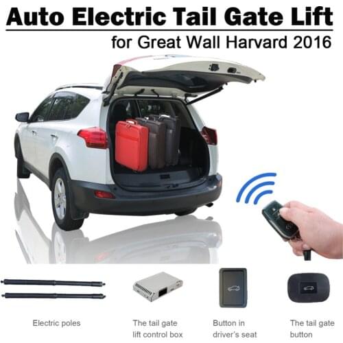 Smart Auto Electric Tail Gate Lift for Great Wall Harvard 2016 Remote Control Drive Seat Button Control Set Height Avoid Pinch