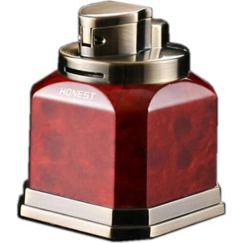 High Quality Desktop Cigar Lighter Torch Turbo Lighter Jet Butane Gas 1300 C 4 Fire Starter Windproof Lighter