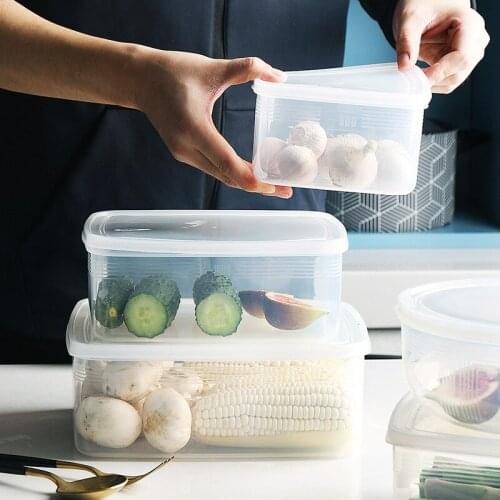 Preservation box plastic MINI SQUARE thickened refrigerator storage preservation box multifunctional food small size lunch box