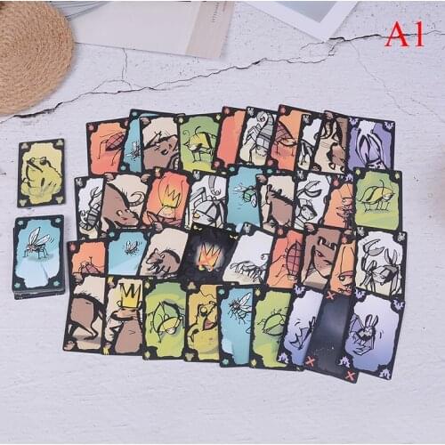 1 Set Funny Cards Game Kakerlaken Salat/Poker/Royal/Suppe/Mogel Motte Board Game Family Party Cockroach Indoor Game