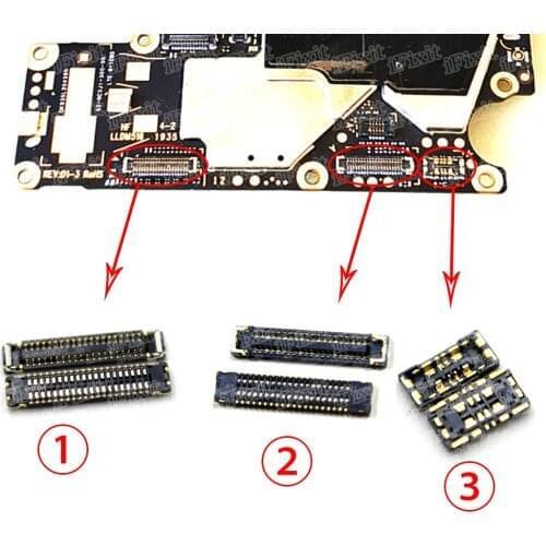 10pcs/lot LCD FPC Plug Main Board PCB Connector mainboard flex connector USB board battery plug For hongmi RedMi NOTE 8