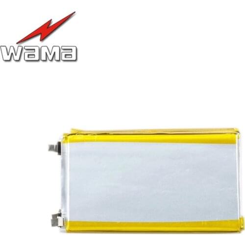 4x Wama 1065113 Real Capacity 10000mAh 3.7V Rechargeable Batteries Lithium Polymer Mobile Backup Power Digital Product Battery