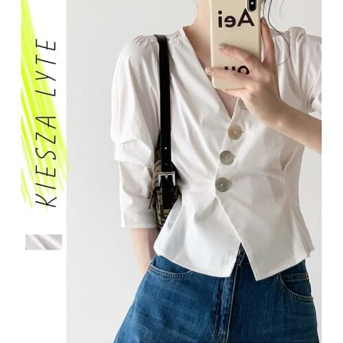 Блузки на пуговицах Kiesza Lyte China At AliExpress