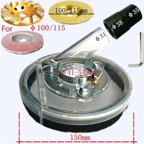 NEW Dust Shroud Kit Dry Grinding Dust Cover for Angle Grinder Hand Grinder Power Tool Accessories Clear Vacuum Dust Cover