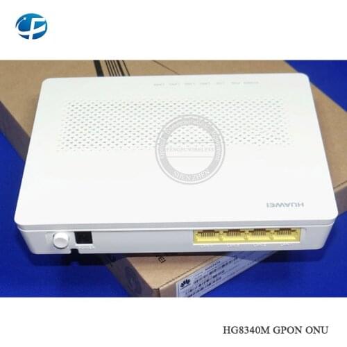 Original 10PCS ONU Hua Wei GPON 1GE+3FE Optical Fiber FTTH Terminal Router With Adapter For Hua Wei HG8340M GPON ONU