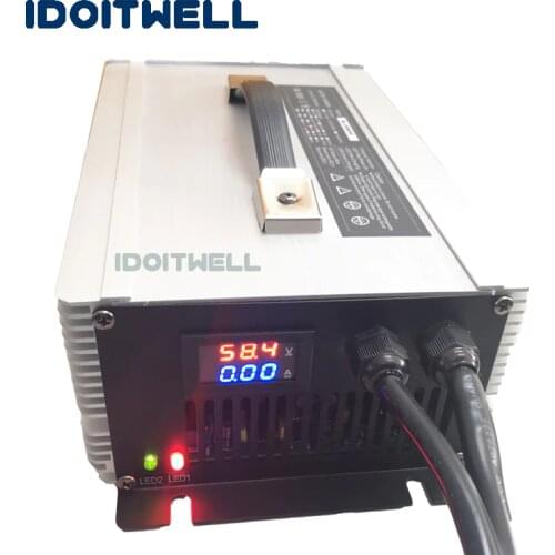 Professional 84V 22S lithium battery charger 92.4V 20A fast 22S li ion battery charger Custom 22S li-ion battery pack charger