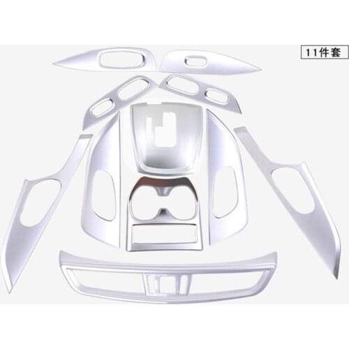 Car styling ABS Silver accessories Modified For X-Trail X Trail T32 Rogue 2014-2019 Car dashboard modified