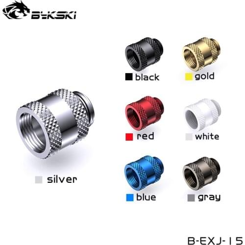 Bykski 15mm Extender,Male To Female Fittings, G1/4'' Connector,Water Cooling Extension Gadget ,B-EXJ-15
