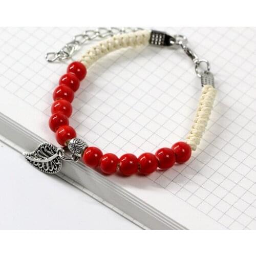 Vintage Beads Bracelet Handmade Woven Elegant Bracelets & Bangles For Women Men Jewelry Fashion Accessory