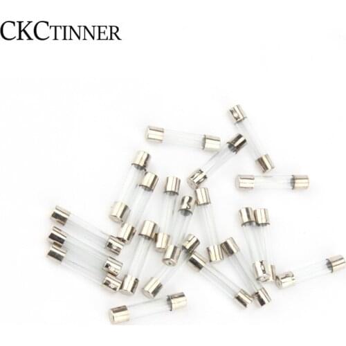 100pcs fast blow glass fuse Kit assortment 6*30mm 250V 0.5A 1A 2A 3A 4A 5A 6A 8A 10A 15A 20A 25A 30A AMP Fuse tube