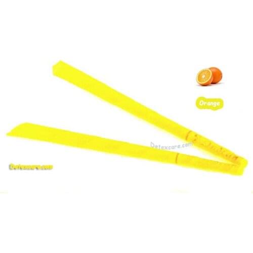 51 pairs=102 pcs CE qualified Orange aromatherapy ear candles,trumpet beewax ear candle, smoke free + protective disc