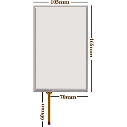 7-inch touch screen external screen TP-car navigation IPC 165 * 105 four-wire resistive KDT-3776