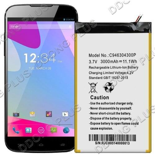 C946304300P Battery For BLU Studio 6.0 HD D650 D650A D650i D651U Battery Replacement Repair Part