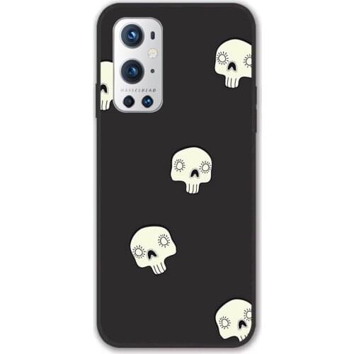 For Oneplus Cute Sugar Skull Black Black TPU Border Oneplus Case