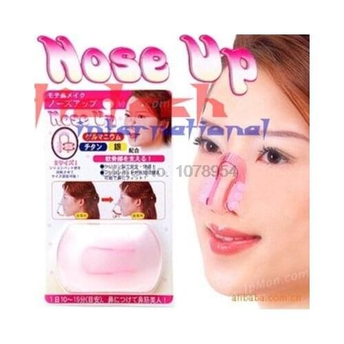 By ems or dhl 1000pcs Hot Sale Fashion Nose Up Shaping Shaper Lifting Bridge Nose Clip Face Fitness Facial Clipper corrector