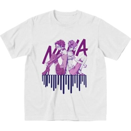 Classic Nana Osaki T Shirts Men Short Sleeve Ai Yazawa Anime Manga T-shirt Graphic Tee Cotton Oversized Tshirt Gift