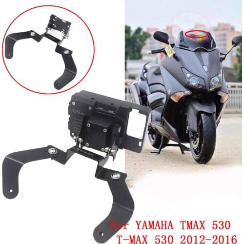For YAMAHA TMAX 530 T-MAX 530 2012-2016 Windscren Bracket Mount Smartphone GPS Holder