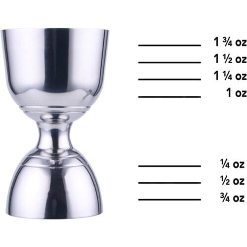 Hot Sale Popular Stainless Steel High Quality Heavy Giove Cocktail Bell Measure Wine Jigger
