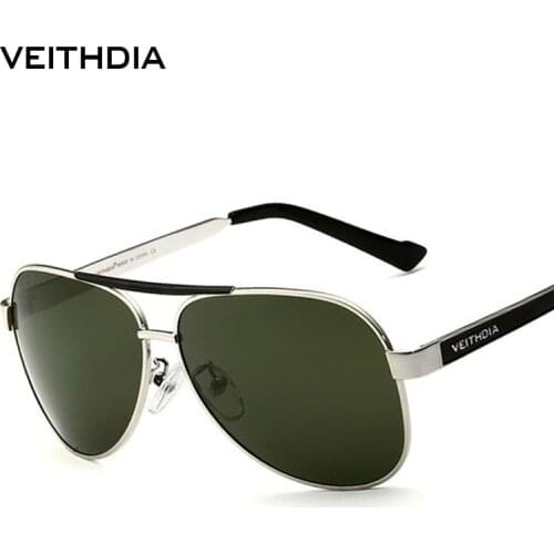 VEITHDIA With Original Case Polarized Sunglasses Men Brand Designer Sun Glasses UV 400 Lens gafas oculos de sol masculino 3152