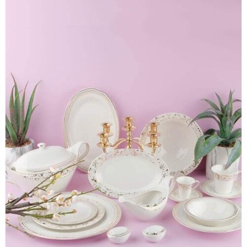 Porland Bohemia Dinner Set 85 pcs. for 12 People/Material: Porcelain