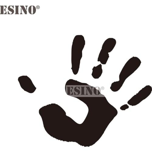 New Design Car Styling Hand Palm Gesture Funny Style Waterproof Vinyl Decal Body Decorative Sticker PVC 3D Carving Decal