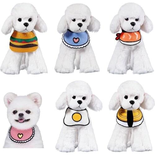 Pet Dog Collar Saliva Towel Adjustable Washable Bandanas Neckerchiefs Scarfs for Cat Dog Pet Dogs Bib Pet Dog Accessories