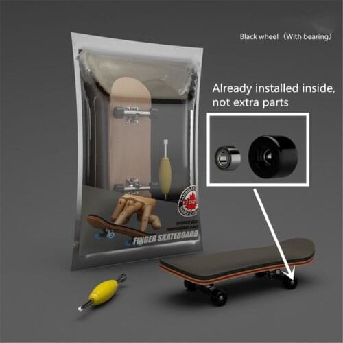 Finger SkateBoard With Bearings Wooden Fingerboard Toy Professional Stents Finger Skate Set Novelty Children Birthday Gift