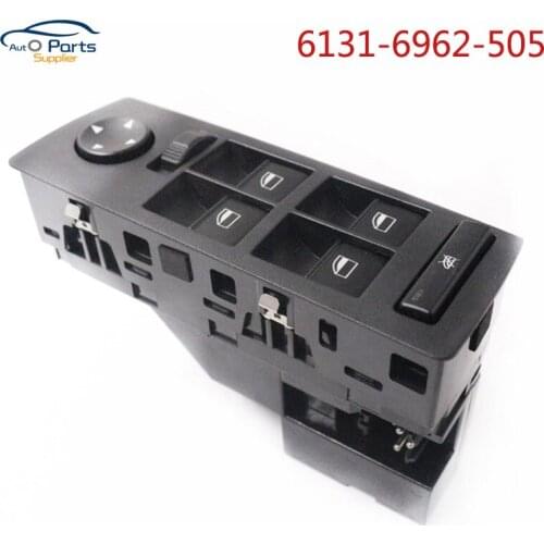 61316962505 For BMW E53 X5 Genuine Left Front Window Switch Assembly With Mirror Adjustment NEW 6131-6962-505