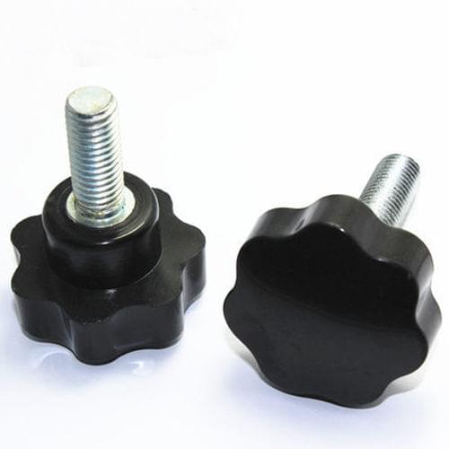 M5 M6 M8 M10 M12 Bakelite Star Type Plastic Head Handle Screw Wood Plum Bolt M8x25mm 5Pcs