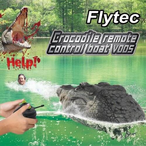 Flytec V005 RC Boat 2.4G Simulation-Crocodile Head Water Racing Electric Remote