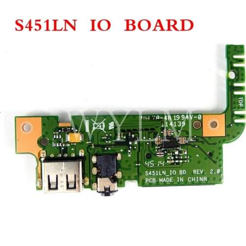 S451LN IO board REV 2.0 for ASUS S451 S451L S451LN S451LA Audio USB BOARD IO board Test well