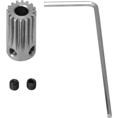 DIY Stainless Steel Gear Small Drilling CNC Machine Gear Repace 0.5 Module 16 Teeth 4mm Inner Hole alloy gear tooth pulley