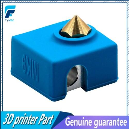 10x 20*20*10mm MK9 Silicone Sock Heater Blue Block Cover Silicone Insulation For Anet Prusa i3 Tronxy x5s MK7/MK8/MK9