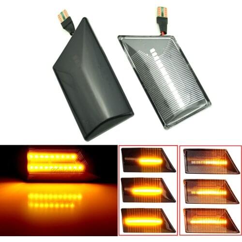 LED Car Turn Signals Side Marker Light For Opel Vectra C 2002-2008 Signum 2003 Dynamic Flashing Lamp Blinker Auto Accessories