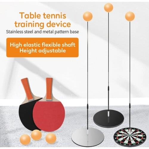 PingPong Training Machine Tennis Rebound Trainer Set PingPong Paddle Rebound Shaft Machine Indoor Practice Tennis Training Tools