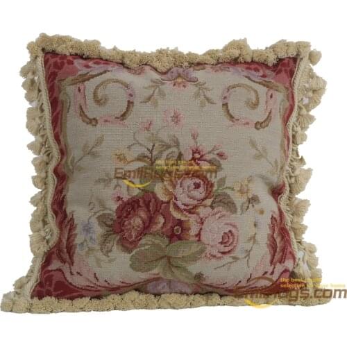 Outdoor Patio Furniture Cushions Woolen Needlepoint Floor Cushions Fleece Pillow Round Seat Cushions For Chairs