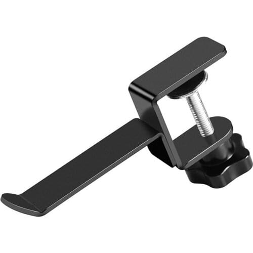 Universal PC Gaming Headset Headphone Hook Holder Hanger Mount Stand With Adjustable Rotatable Arm Clamp Under Desk