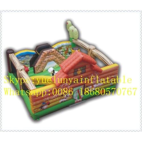 Factory direct Inflatable slide,Inflatable castle,Farm Castle Trampoline KYB-32