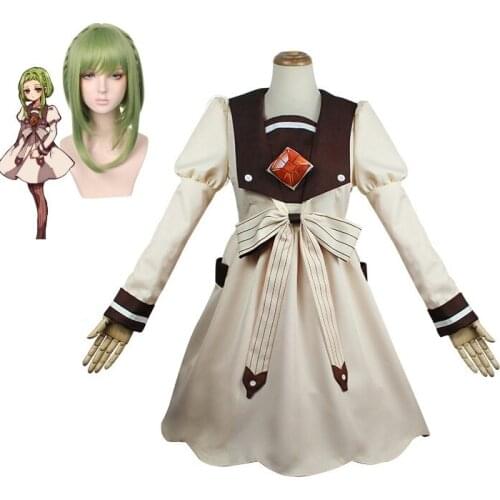 Women Girls Dress Anime Toilet-Bound Jibaku Shounen Hanako Kun Nanamine Sakura School Uniform Outfit Party Cosplay Costume