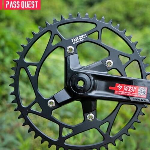 PASS QUEST chainring gear is suitable for SRAM AXS RIVAL107BCD chain positive negative tooth eagle electric variable Road BIKE