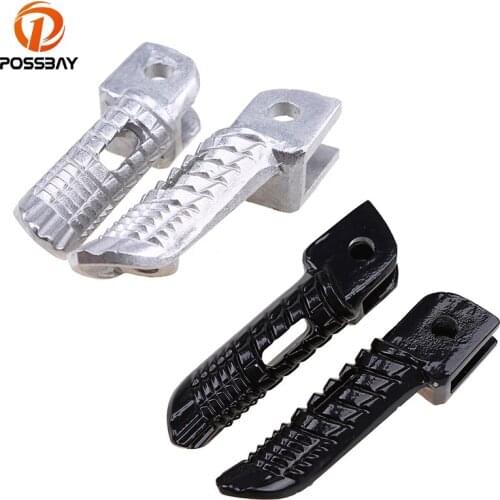 POSSBAY 1Set Motorcycle Foot Rest Scooter Foot Pegs With Brackets Kits Fit For Suzuki GSXR 600 750 2001 02 03 04 05 2006-2014