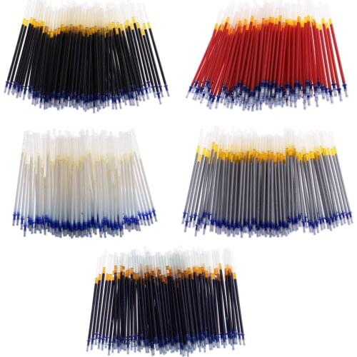 100 Pieces Silver Refill Pen Fabric Leather Marker Textile Ink Pen Patchwork Marking