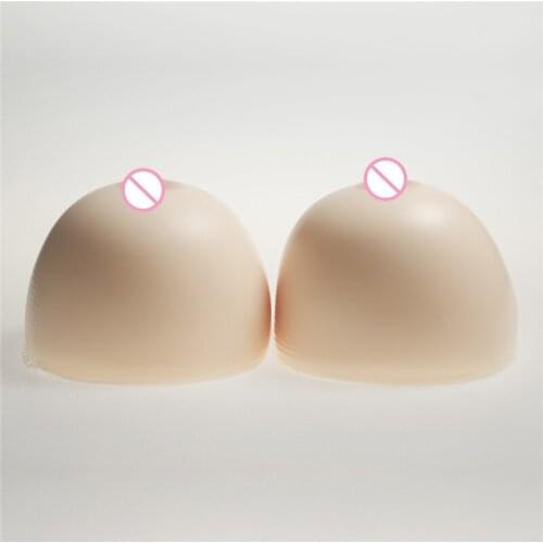 4600g/pair Transvestite Silicone Breast Forms Huge Classic Round Breast Prosthesis Crossdresser White/Beige/Brown Boobs