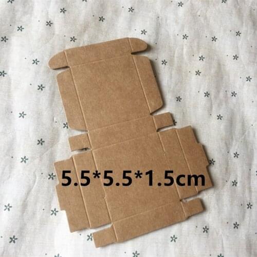 50Pcs 5.5*5.5*1.5cm Mini Paper Candy Boxes Favors and Gifts Boxes for Party Favors