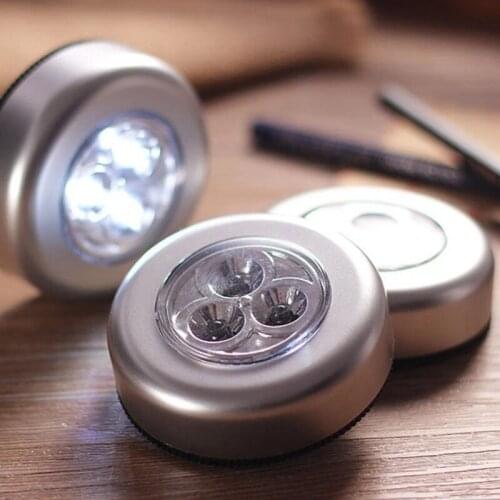 Automobile creative touch lamp, night lamp, reading lamp, sticker, 3LED