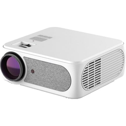 Wireless and wired mirroring projector with TET LCD 480P LED 32 to 150 inch projection screen, suitable for Android/laptop