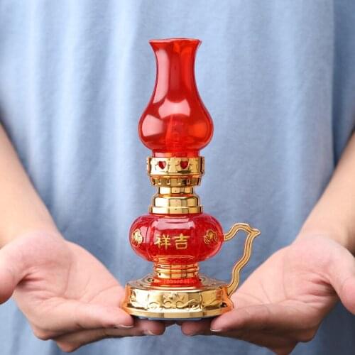 Buddha Battery Candle Wedding LED Electronic Candle Lamp for The Home Electronic Candlestick Lamp Creativity Household