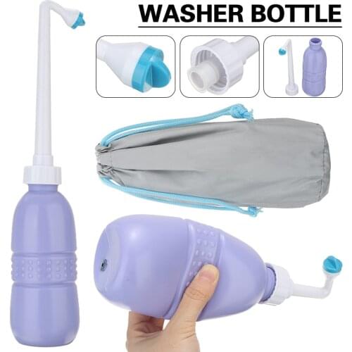 400ml Plastic Hygiene Bidet Bottle Personal Feminine Baby Press Bidet Spray Toilet Bidets Hand Held Hygiene For Washing Cleaning